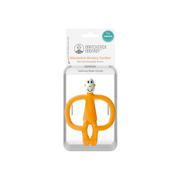 Matchstick Monkey Silikon Diş Kaşıyıcı Monkey Turuncu