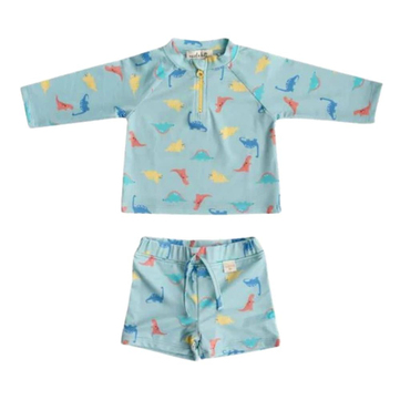 Miela Kids Uzun Kollu Mayo Set Dinoland Mint