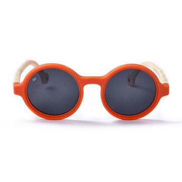 Mammacomica UV Korumalı Polarize Unisex Çocuk Güneş Gözlüğü #C Sweet Orange