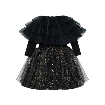 Mini Celebrities Black Sparkle Cotton Set