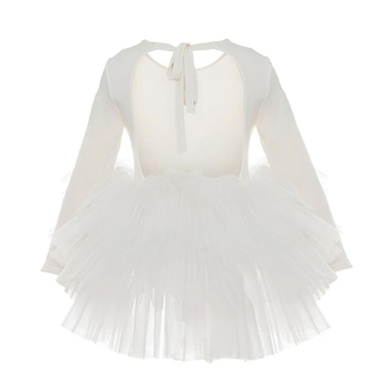 Mini Celebrities White Bloom Elbise