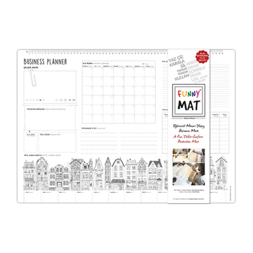 Akademi Çocuk Funny Mat Çalışma Masam Business Planer Yetişkin