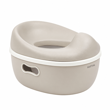 Nattou Potty Care 3 in 1 Lazımlık Oturak ve Tuvalet Adaptörü Bej