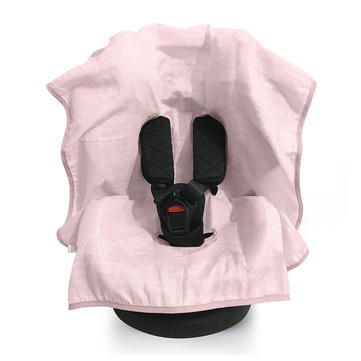 Deux Lapins Müslin Puset & Oto Koltuk Örtüsü | Innocent Pink