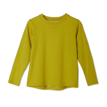 JayJayJumpie Dirsek Pedli Pamuklu Uzun Kollu Tişört | Lime