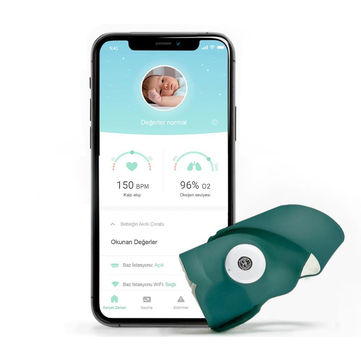 Owlet Smart Sock Akıllı Çorap Derin Deniz Yeşili