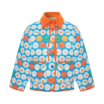 Lalas Turuncu Kapitone Ceket