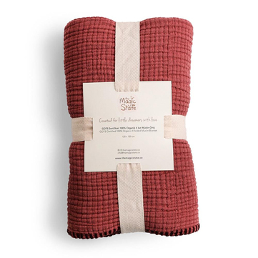 The Magic State Mulberry 4 Kat Organik Müslin Örtü