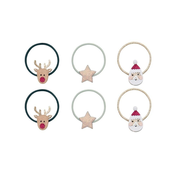 Mimi & Lula Lula Santa & Rudolph 6lı Lastik Toka