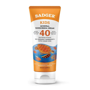 Badger Mineral Clear Zinc Çocuk Güneş Kremi SPF 40