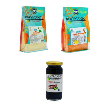 Beyorganik Organik Keçiboynuzu Özlü Set 3lü