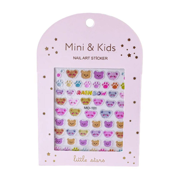 Mini & Kids Mini Nail Stickers Tedy Bear