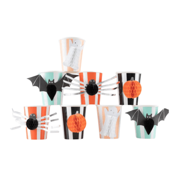 Meri Meri Halloween Honeycomb Cadılar Bayramı Bardaklar 8li