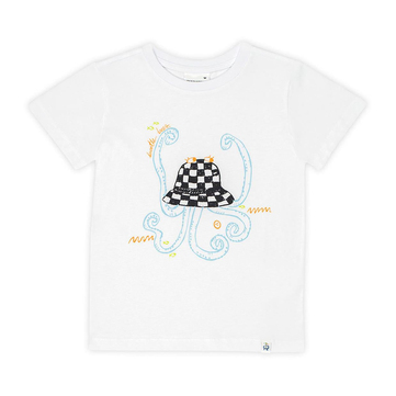Beetle Beez Funky Octopus Hat Kısa Kollu Tişört
