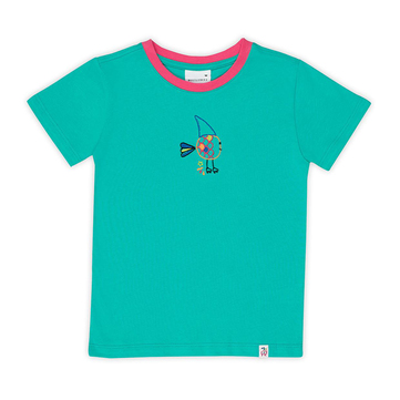 Beetle Beez Mint Cute Shark Kısa Kollu Tişört