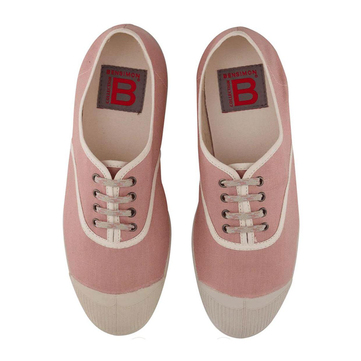 Bensimon Tennis Lacet Yetişkin Kadın Ayakkabısı Shiny Linen Make Up