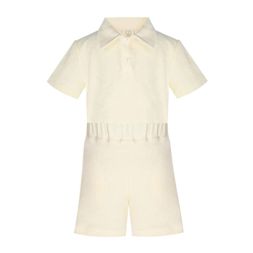 Bleu Lapin Bone Terry Takım