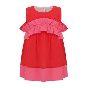 Bleu Lapin Lady Pinky Red Elbise