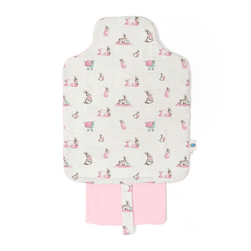 Deux Lapins Bebe Lapin Rose Müslin Bebek Pratik Alt Açma Matı