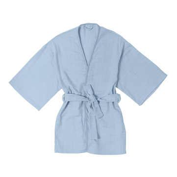 Deux Lapins Endless Blue Müslin Çocuk Kimono Sabahlık