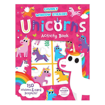 Imagine That Chunky Window Stickers Unicorn Activty Book