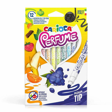 Carioca Kokulu Keçeli Boya Kalemi 12'li