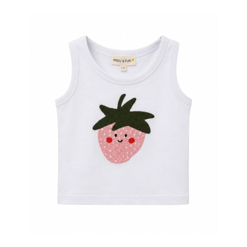 Midu & Fun Strawberry Beyaz Atlet