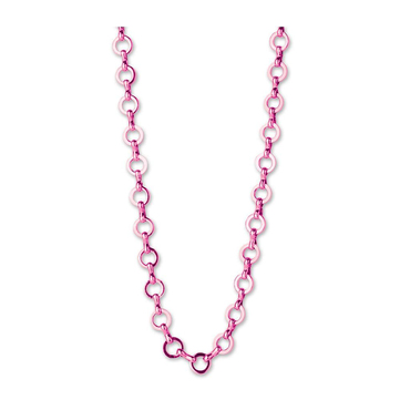 Charm It Pink Chain Necklace