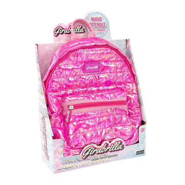 Girabrilla Puffer Casual Sırt Çantası Fuşya