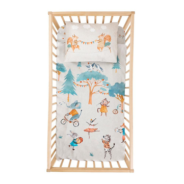 The Magic State Art in Woodland Organik Bebek Nevresim Seti