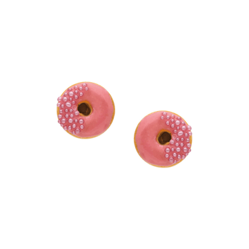 Tres Jolie Lollie Donut Klips Küpe Pearl