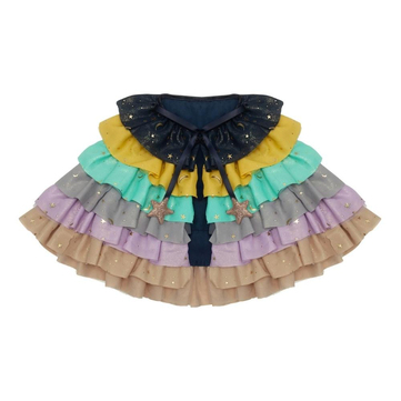 Mimi & Lula Rainbow Ruffle Pelerin