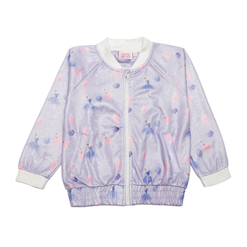 DANCING BALLERINAS PURPLE BOMBER CEKET