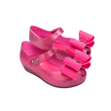 Mini Melissa Ultragirl Classic Bow Bb Çocuk Babet | Fuşya