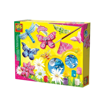 Ses Creative Kalıba Dök ve Boya Kelebekler Simli