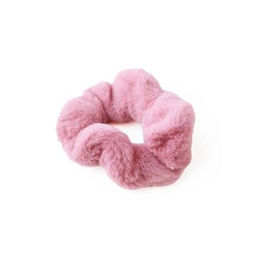 Mini & Kids Peluş Scrunchie Gül Kurusu Toka