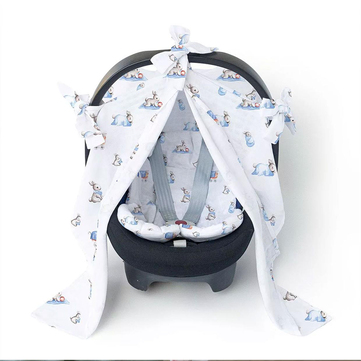 Deux Lapin Bebe Lapin Puset Örtüsü