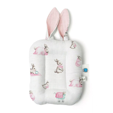 Deux Lapin Bebe Lapin Rose Mini Kol Emzirme Yastığı