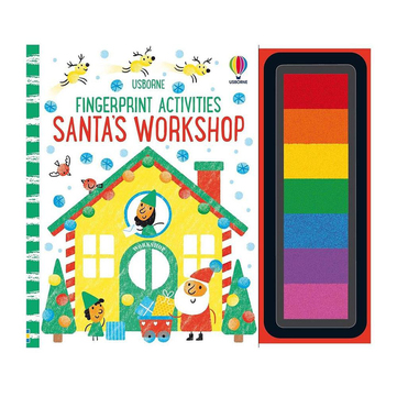 Usborne Fingerprint Activities Santas Workshop