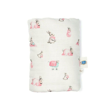 Deux Lapin Müslin Bebek Silindir Kol Yastığı | Bebe Lapin Rose