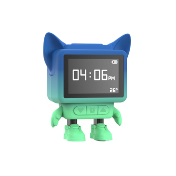 Mob Eğlenceli Dans Eden Mavi Bluetooth Hoparlör ve Çalar Saat