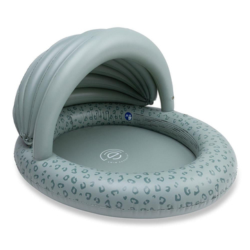 Swim Essentials Green Leopard Çocuk Gölgelikli Şişme Oyun ve Yüzme Havuzu 100 cm