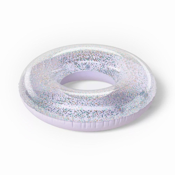 Sun Squad Glitter Pool Inner Tube Lavender Yüzme Simidi 92 cm