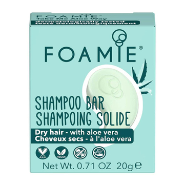 Foamie Take Me Aloe Way Kuru Saçlar için Katı Şampuan (Seyahat Boy)