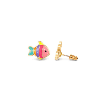 Girl Nation Cutie Studs Rainbow Fish Küpe