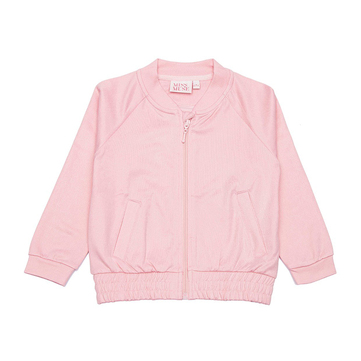 GLITTER PINK BOMBER CEKET