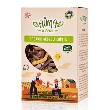 Hüma Organik Sebzeli Erişte 350 gr