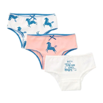 Katia & Bony 3'lü Horse Kız Çocuk Slip