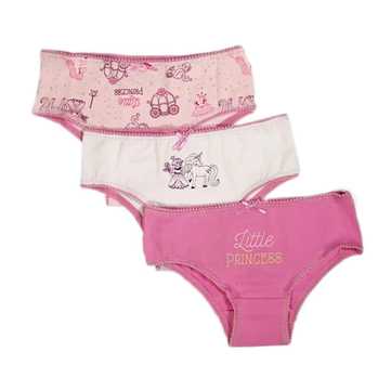 Katia & Bony 3'lü Princess Kız Çocuk Slip