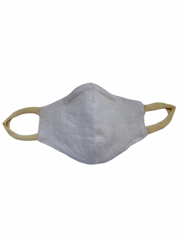 KETEN ÇOCUK MASKE - BEJ